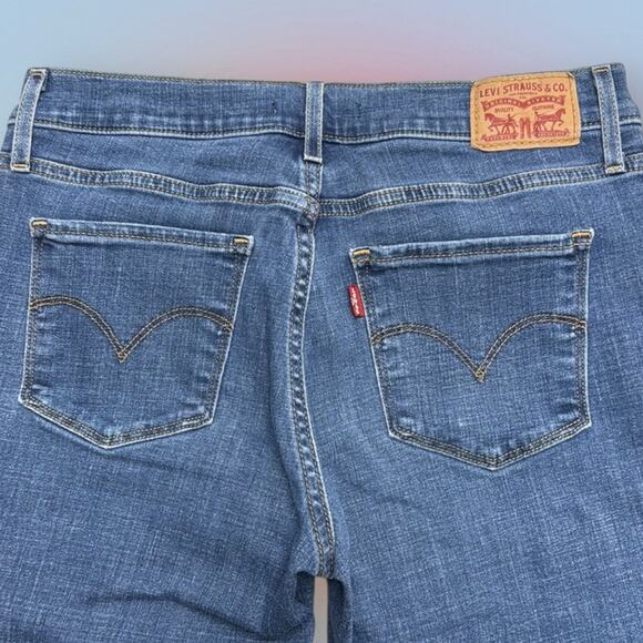 LEVI’S 311 Women’s 28 SHAPING SKINNY CAPRI Blue Jeans - Picture 3 of 4